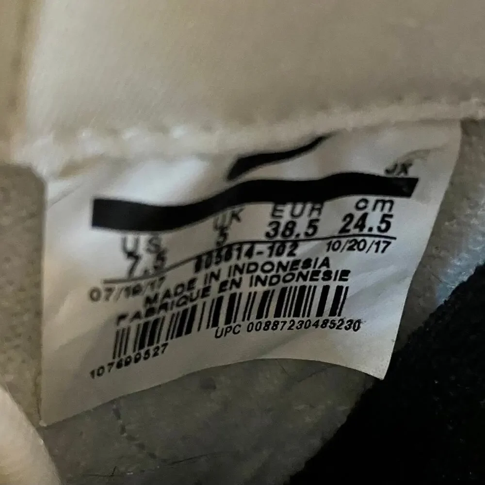 Nike Cortez Basic Leather White & Pink Women's Size 7.5